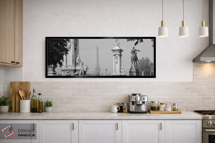 تابلو دکوراتیو Alexandre III Bridge, Eiffel Tower, Paris, France" - "ن… اثر پانورامیک ایمجز - D2B