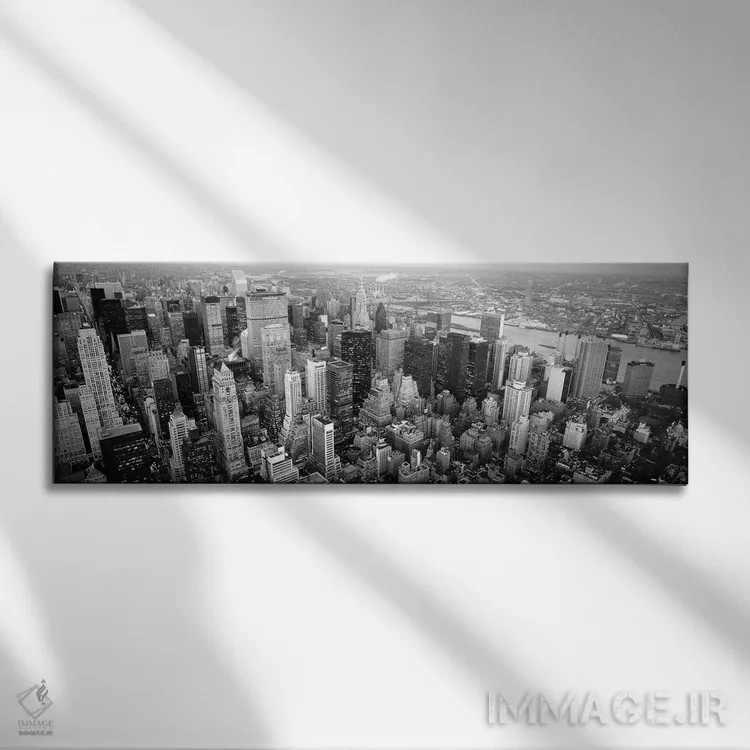 تابلو دکوراتیو نیویورک، نیویورک، آمریکا اثر پانورامیک ایمجز - نمای روبهرو روی دیوار
