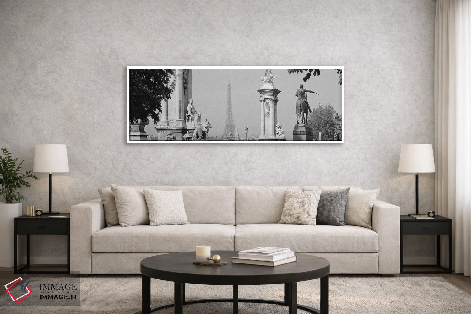 تابلو دکوراتیو Alexandre III Bridge, Eiffel Tower, Paris, France" - "ن… اثر پانورامیک ایمجز - D6W