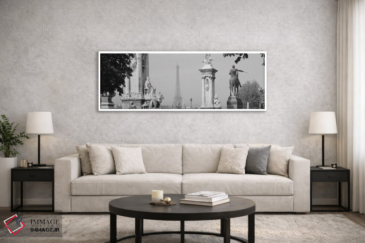 تابلو دکوراتیو Alexandre III Bridge, Eiffel Tower, Paris, France" - "ن… اثر پانورامیک ایمجز - D6W