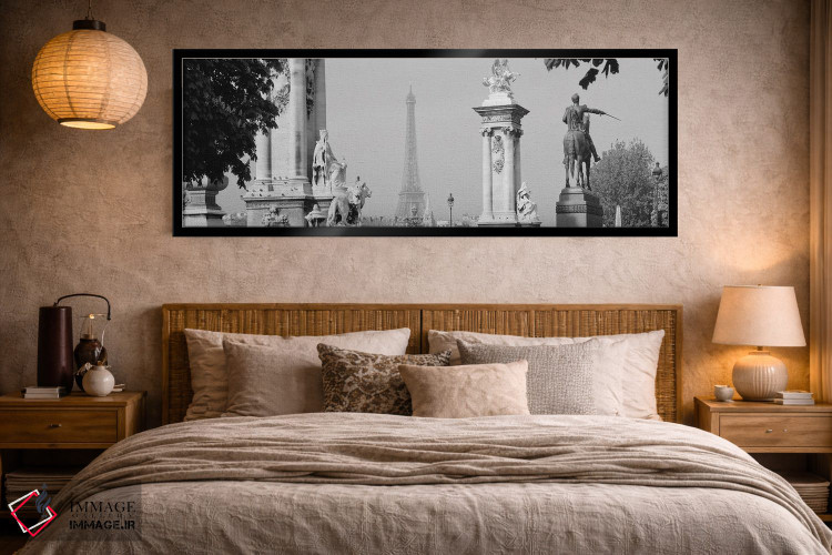 تابلو دکوراتیو Alexandre III Bridge, Eiffel Tower, Paris, France" - "ن… اثر پانورامیک ایمجز - D5B