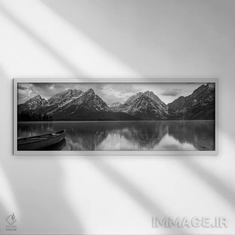 تابلو دکوراتیو Leigh Lake, Grand Teton National Park, Wyoming, USA"… اثر پانورامیک ایمجز - نمای قابدار سفید