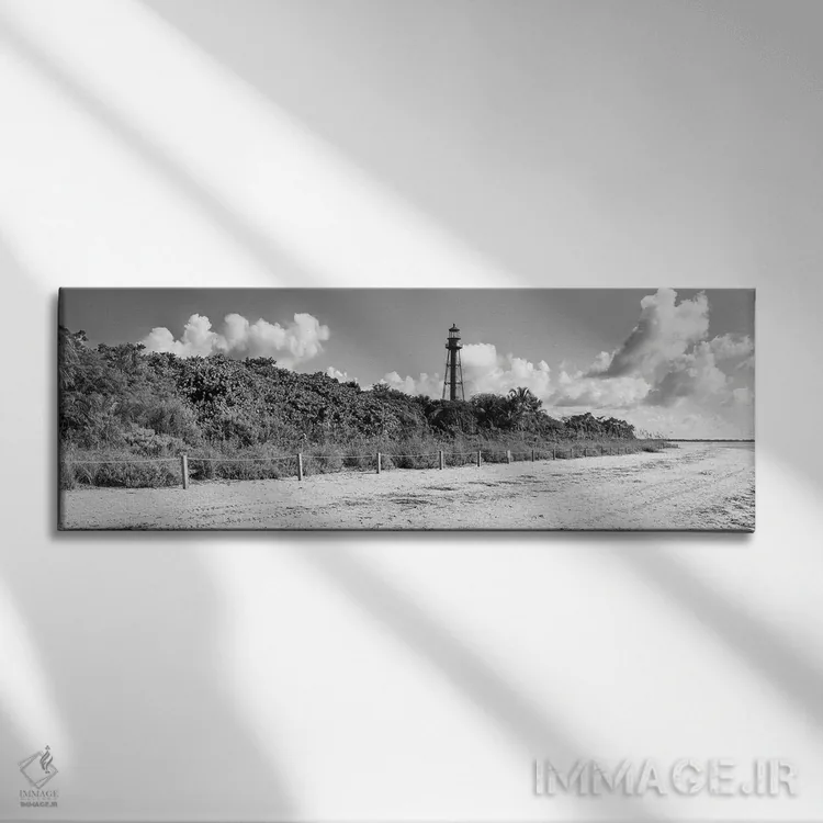 تابلو دکوراتیو Lighthouse Beach Park, Sanibel Island, Florida, USA"… اثر پانورامیک ایمجز - نمای روبهرو روی دیوار