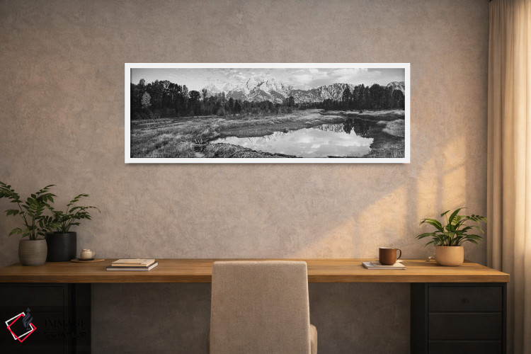 تابلو دکوراتیو Beaver Pond, Teton Range, Grand Teton National Park, Wy… اثر پانورامیک ایمجز - D1W