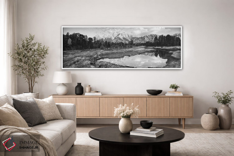 تابلو دکوراتیو Beaver Pond, Teton Range, Grand Teton National Park, Wy… اثر پانورامیک ایمجز - D3W