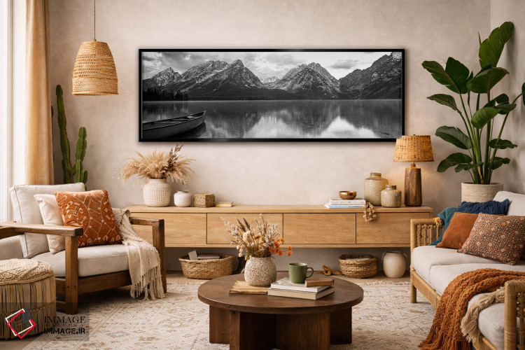 تابلو دکوراتیو Leigh Lake, Grand Teton National Park, Wyoming, USA"… اثر پانورامیک ایمجز - D4B