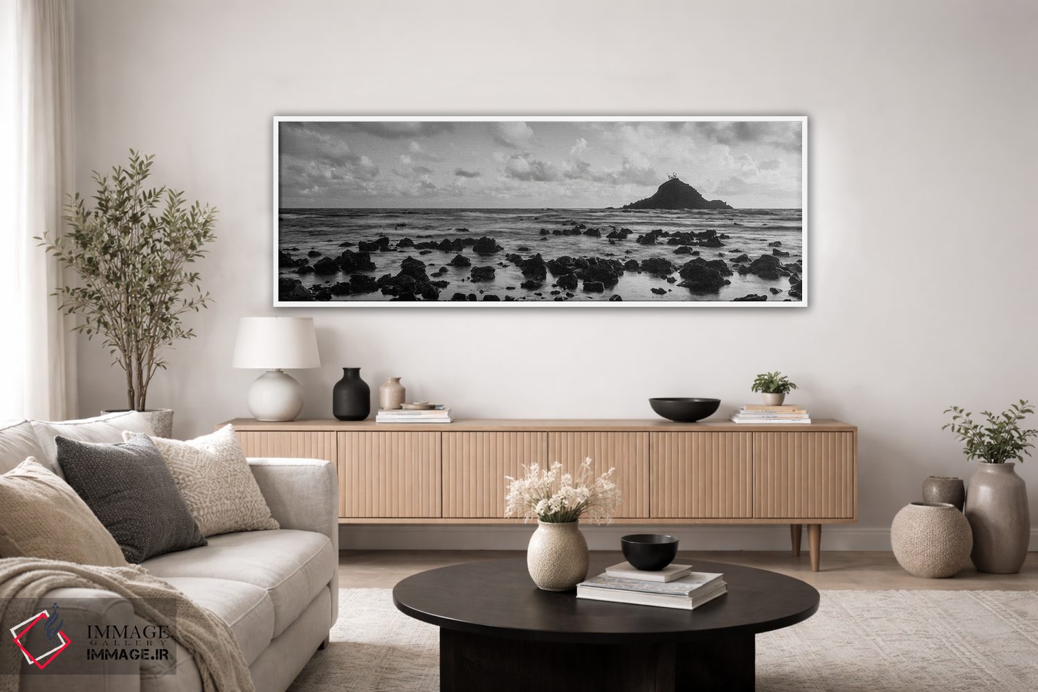 تابلو دکوراتیو Maui, Hana, Hawaii, USA" - "صخره ها در ساحل، مائوی، هان… اثر پانورامیک ایمجز - D3W