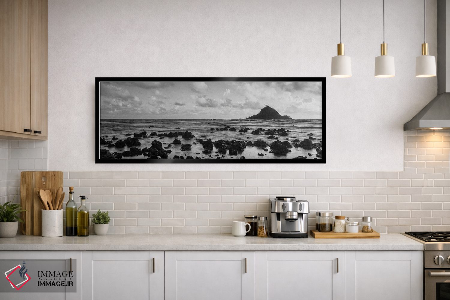 تابلو دکوراتیو Maui, Hana, Hawaii, USA" - "صخره ها در ساحل، مائوی، هان… اثر پانورامیک ایمجز - D2B