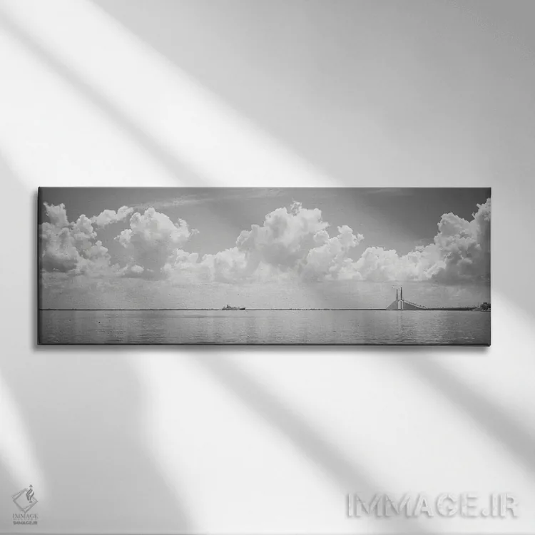 تابلو دکوراتیو Sunshine Skyway Bridge, Tampa Bay, Gulf of Mexico, Flor… اثر پانورامیک ایمجز - نمای روبهرو روی دیوار