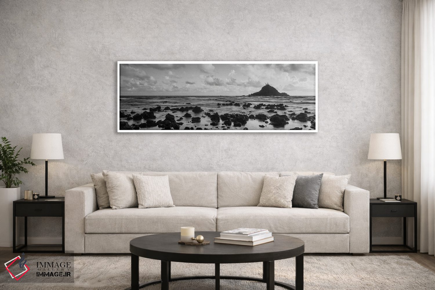 تابلو دکوراتیو Maui, Hana, Hawaii, USA" - "صخره ها در ساحل، مائوی، هان… اثر پانورامیک ایمجز - D6W