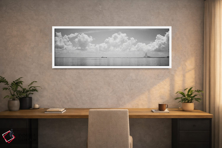 تابلو دکوراتیو Sunshine Skyway Bridge, Tampa Bay, Gulf of Mexico, Flor… اثر پانورامیک ایمجز - D1W