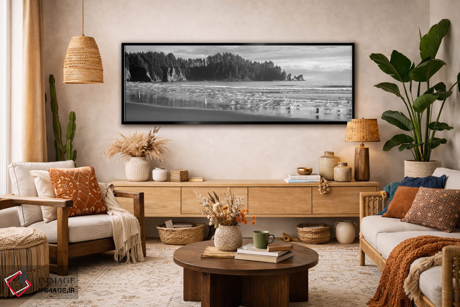 تابلو دکوراتیو Second Beach, Olympic National Park, Washington, USA"… اثر پانورامیک ایمجز - D4B