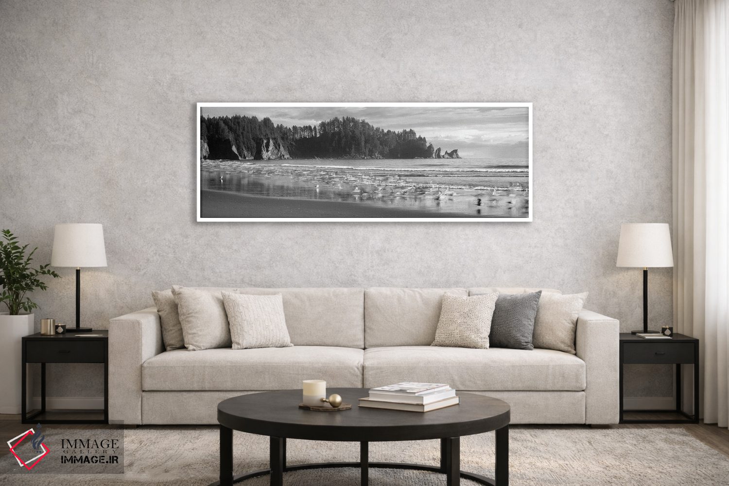 تابلو دکوراتیو Second Beach, Olympic National Park, Washington, USA"… اثر پانورامیک ایمجز - D6W