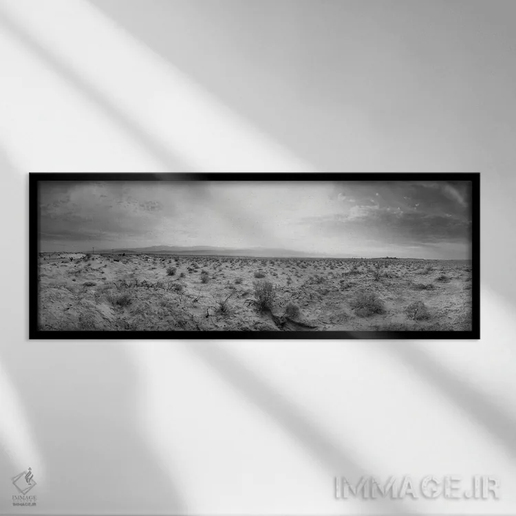 تابلو دکوراتیو Palm Springs, California, USA,غروب بر فراز صحرا، پالم ا… اثر پانورامیک ایمجز - نمای قابدار مشکی