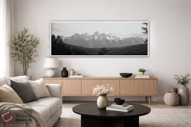 تابلو دکوراتیو Teton Range, Grand Teton National Park, Wyoming, USA"… اثر پانورامیک ایمجز - D2W