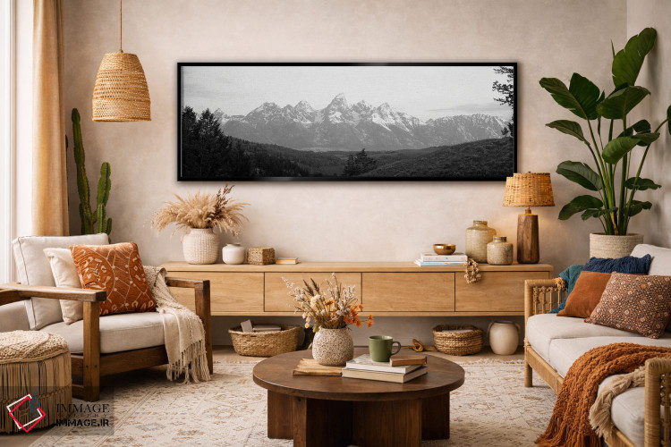 تابلو دکوراتیو Teton Range, Grand Teton National Park, Wyoming, USA"… اثر پانورامیک ایمجز - D4B