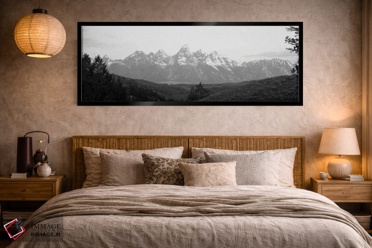 تابلو دکوراتیو Teton Range, Grand Teton National Park, Wyoming, USA"… اثر پانورامیک ایمجز - D5B