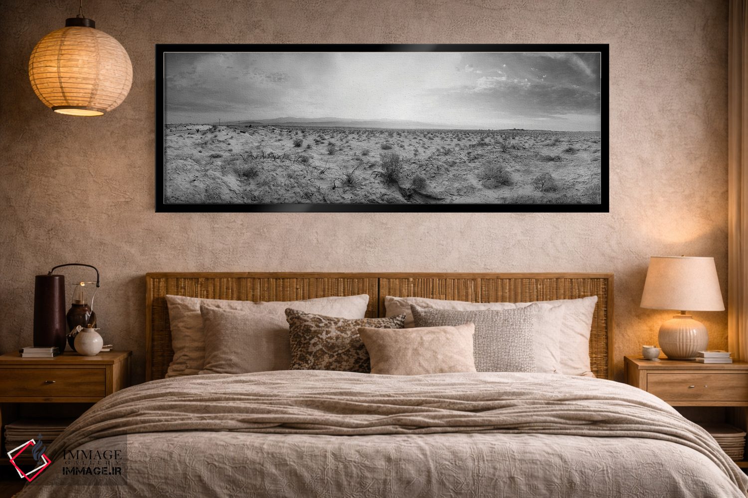 تابلو دکوراتیو Palm Springs, California, USA,غروب بر فراز صحرا، پالم ا… اثر پانورامیک ایمجز - D5B