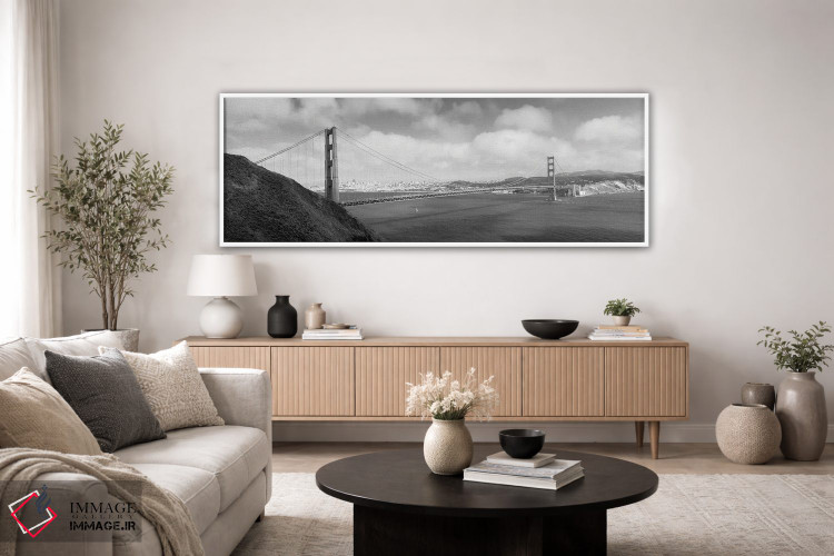 تابلو دکوراتیو Golden Gate Bridge, San Francisco Bay, San Francisco, C… اثر پانورامیک ایمجز - D3W