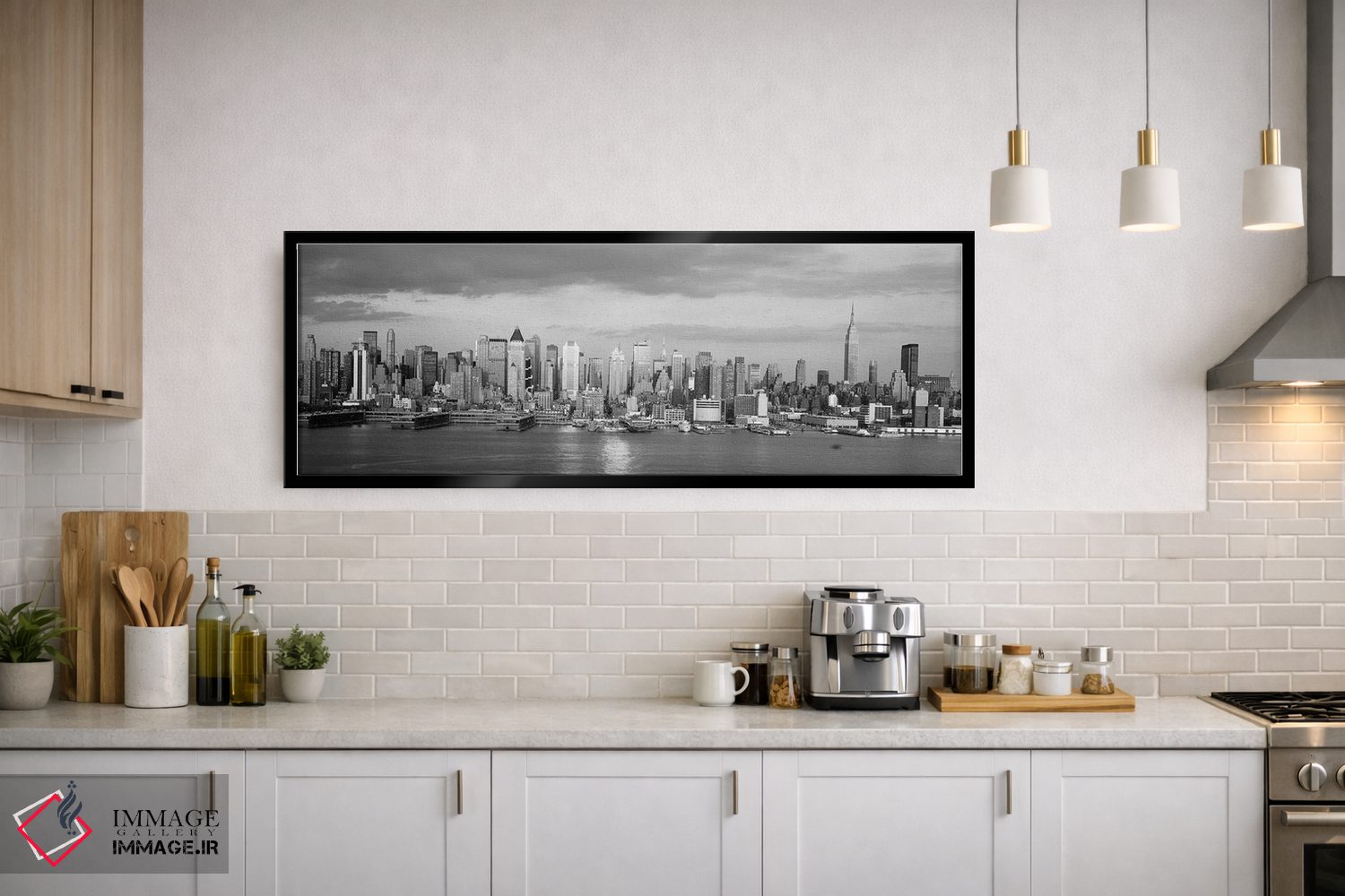 تابلو دکوراتیو طلوع خورشید، نیویورک، نیویورک، آمریکا اثر پانورامیک ایمجز - D3B