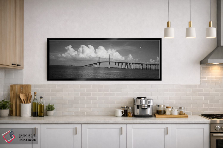 تابلو دکوراتیو Sunshine Skyway Bridge, Tampa Bay, Gulf Of Mexico, Flor… اثر پانورامیک ایمجز - D3B