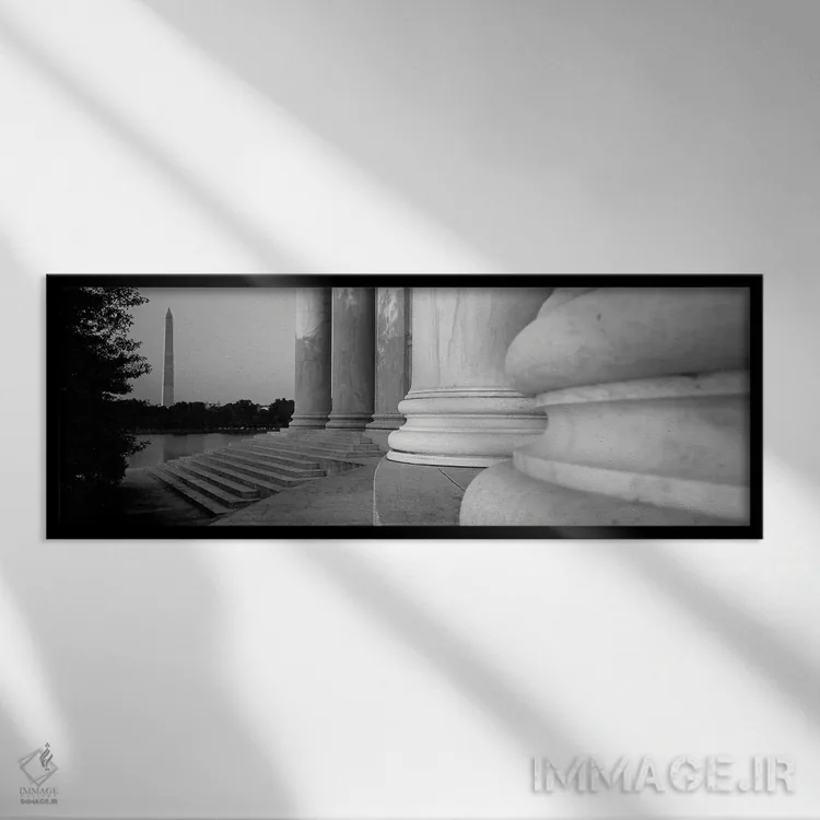 تابلو دکوراتیو ایالات متحده آمریکا، ناحیه کلمبیا، واشینگتن دی سی، یادب… اثر پانورامیک ایمجز - نمای قابدار مشکی