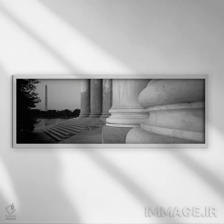تابلو دکوراتیو ایالات متحده آمریکا، ناحیه کلمبیا، واشینگتن دی سی، یادب… اثر پانورامیک ایمجز - نمای قابدار سفید