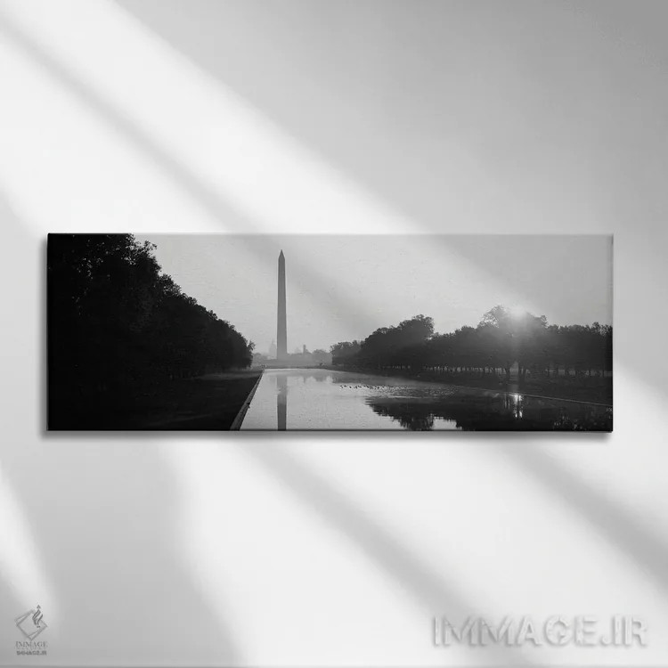 تابلو دکوراتیو بنای یادبود واشینگتن، واشینگتن دی سی، ناحیه کلمبیا، ایا… اثر پانورامیک ایمجز - نمای روبهرو روی دیوار
