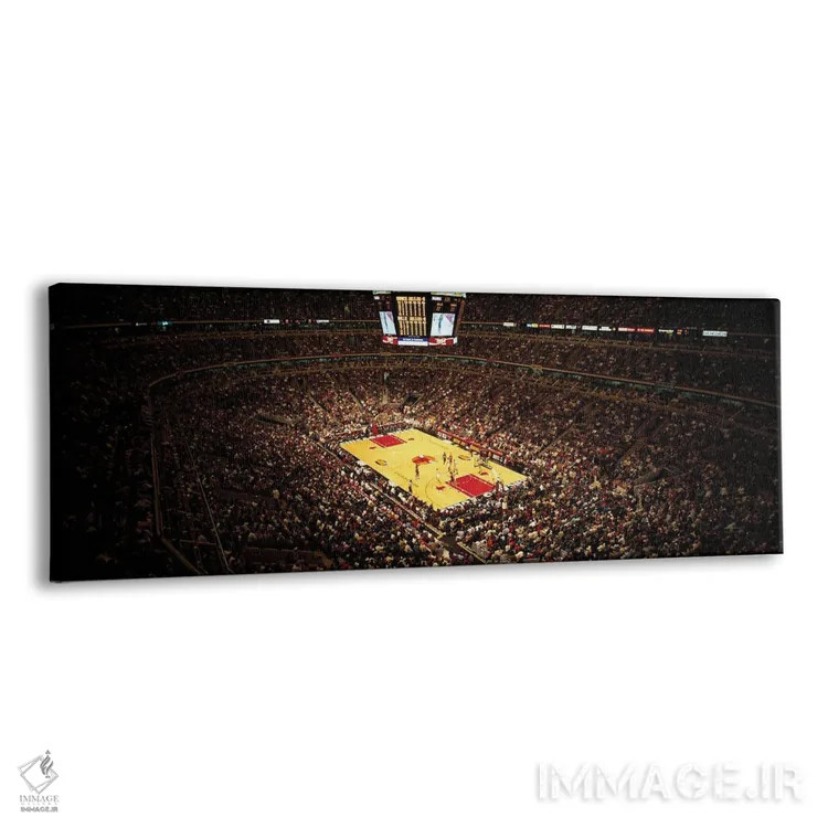تابلو دکوراتیو شیکاگو بولز، مرکز یوناتد، شیکاگو، ایلینوی، ایالات متحده… اثر پانورامیک ایمجز - نمای پرسپکتیو محصول