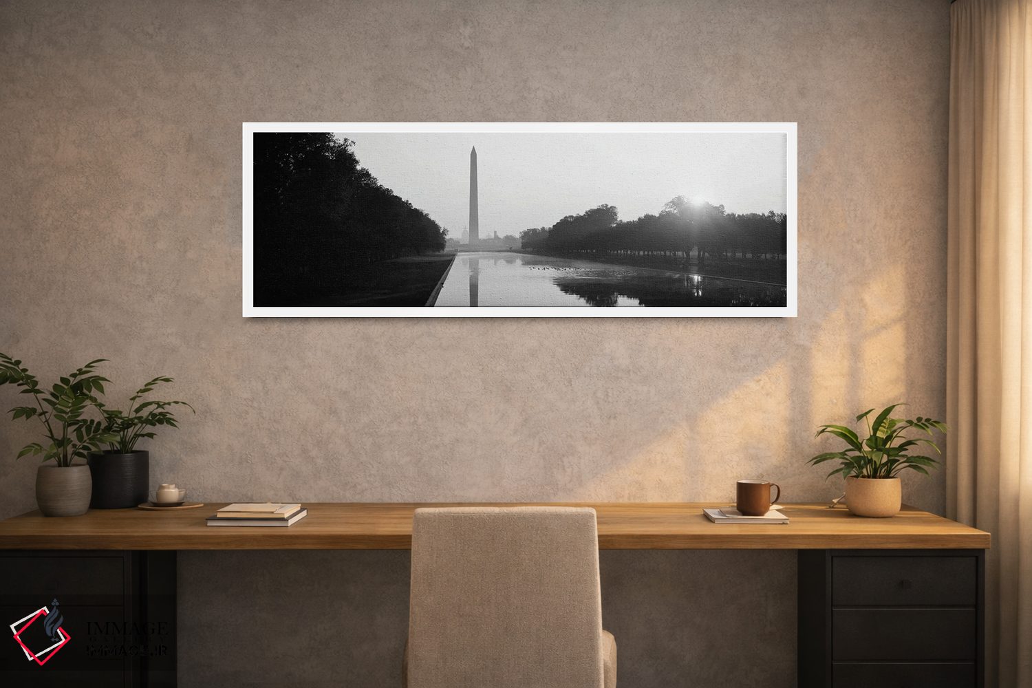 تابلو دکوراتیو بنای یادبود واشینگتن، واشینگتن دی سی، ناحیه کلمبیا، ایا… اثر پانورامیک ایمجز - D1W