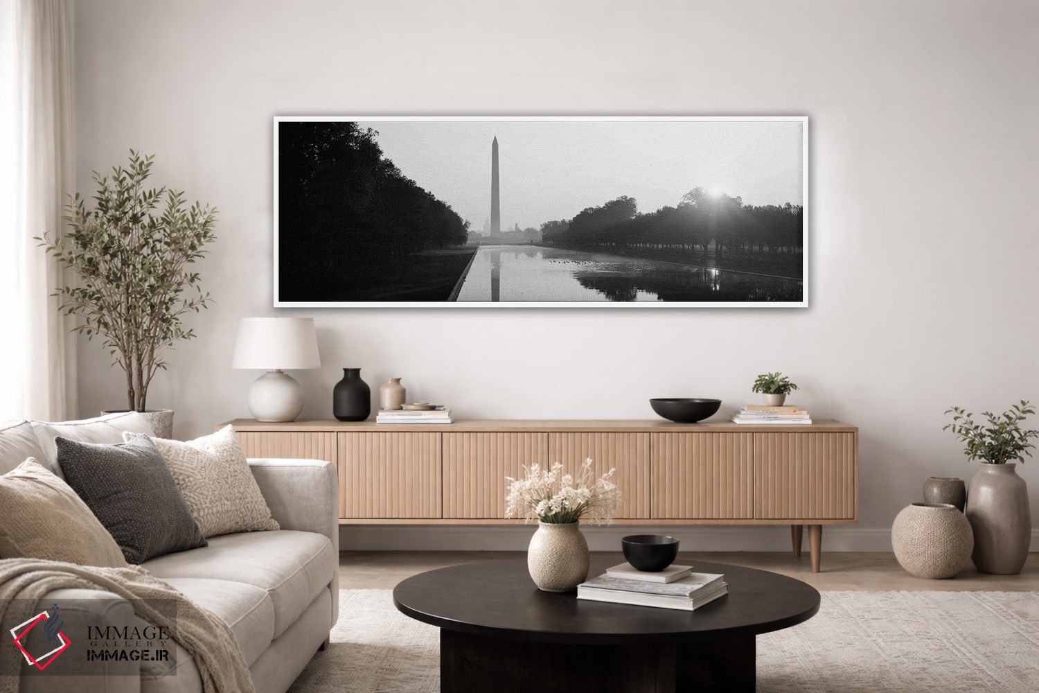 تابلو دکوراتیو بنای یادبود واشینگتن، واشینگتن دی سی، ناحیه کلمبیا، ایا… اثر پانورامیک ایمجز - D3W