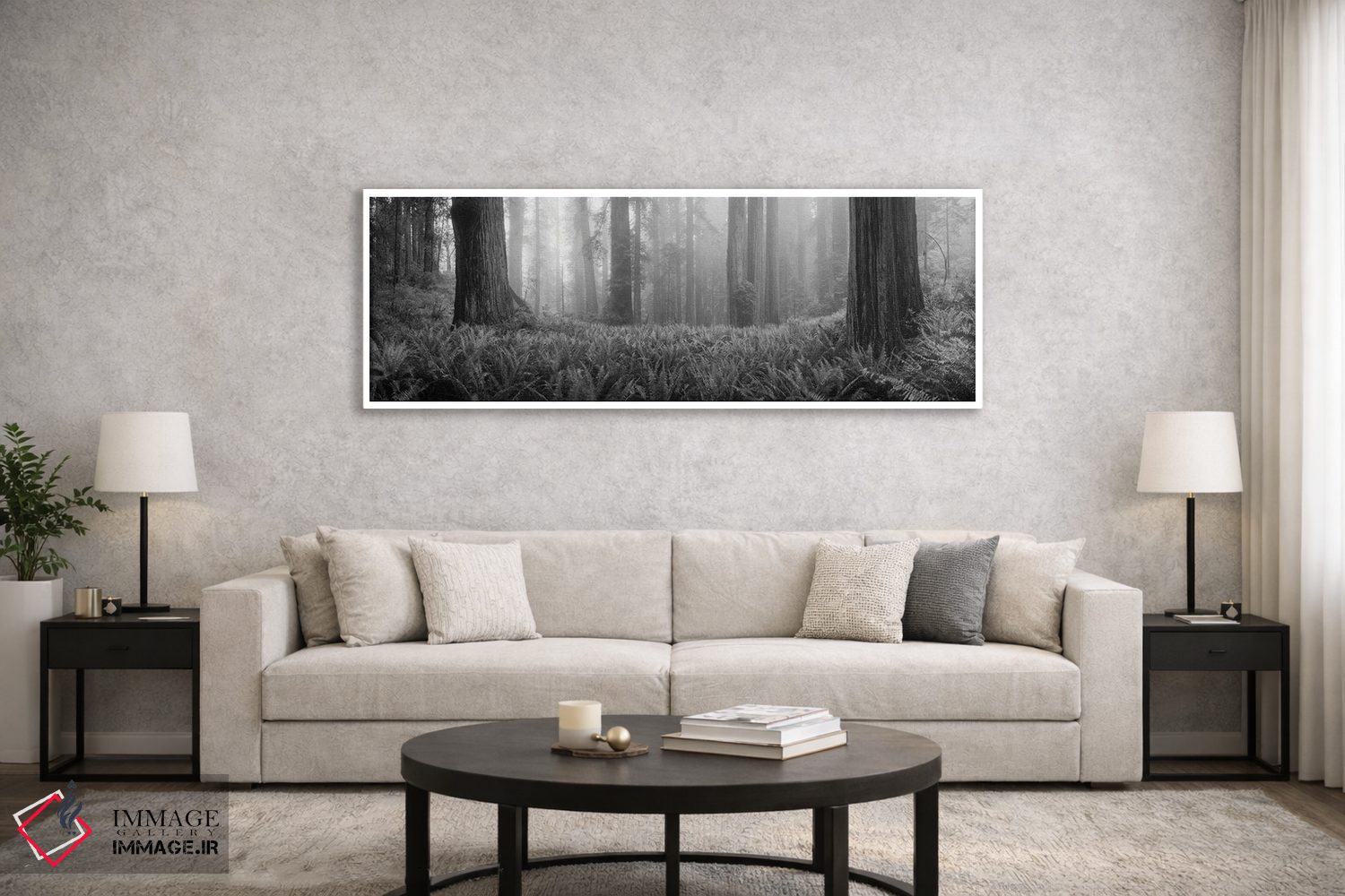 تابلو دکوراتیو درختان افرا درخت انگوری در یک جنگل، کوه هود، اورگان، ای… اثر پانورامیک ایمجز - D6W