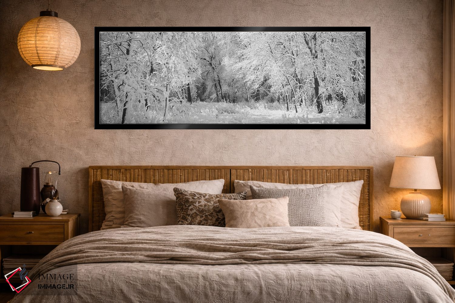 تابلو دکوراتیو زمستان، جنگل، پارک ملی یوسمیتی، کالیفرنیا، ایالات متحده… اثر پانورامیک ایمجز - D5B