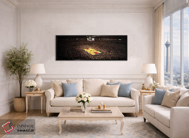 تابلو دکوراتیو شیکاگو بولز، مرکز یوناتد، شیکاگو، ایلینوی، ایالات متحده… اثر پانورامیک ایمجز - D6B