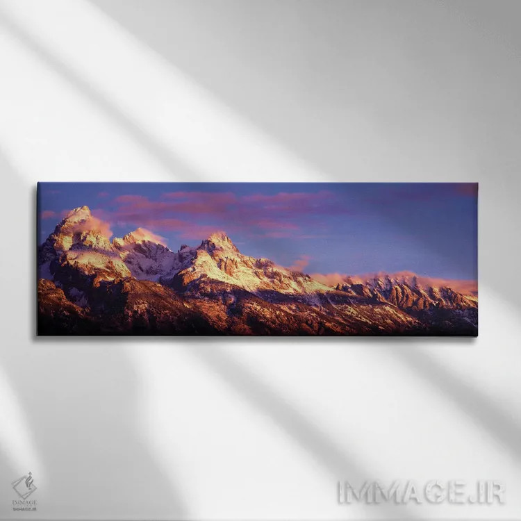تابلو دکوراتیو Teton Range, Grand Teton National Park, Wyoming, USA,کو… اثر پانورامیک ایمجز - نمای روبهرو روی دیوار
