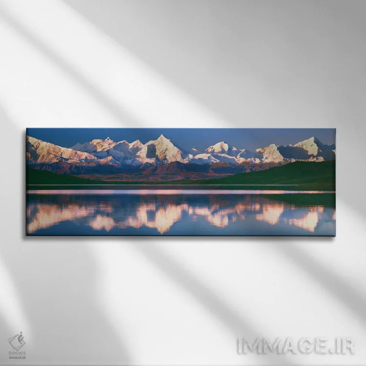 تابلو دکوراتیو Denali National Park, Alaska, USA,کوه های پوشیده از برف… اثر پانورامیک ایمجز - نمای روبهرو روی دیوار
