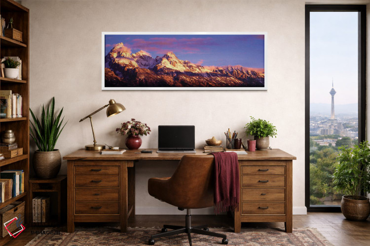 تابلو دکوراتیو Teton Range, Grand Teton National Park, Wyoming, USA,کو… اثر پانورامیک ایمجز - D1W