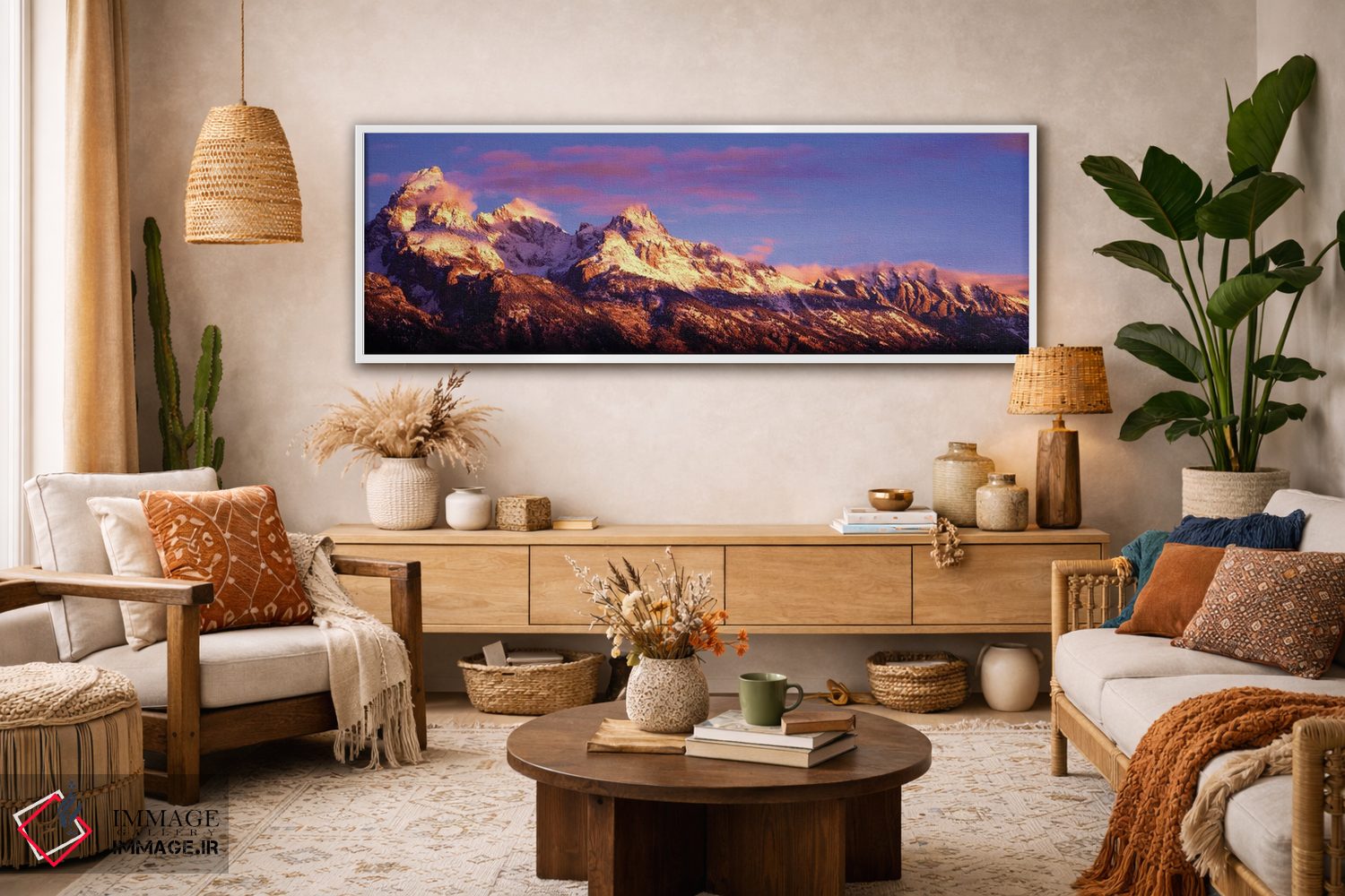 تابلو دکوراتیو Teton Range, Grand Teton National Park, Wyoming, USA,کو… اثر پانورامیک ایمجز - D4W