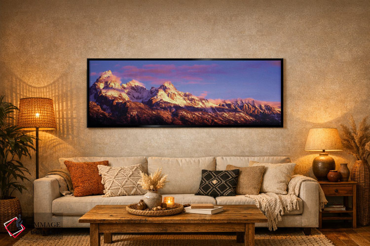 تابلو دکوراتیو Teton Range, Grand Teton National Park, Wyoming, USA,کو… اثر پانورامیک ایمجز - D6B