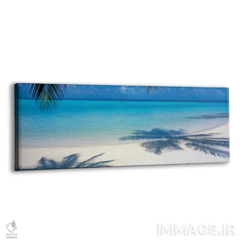 تابلو دکوراتیو لاگونا مالدیو اثر پانورامیک ایمجز - نمای پرسپکتیو محصول