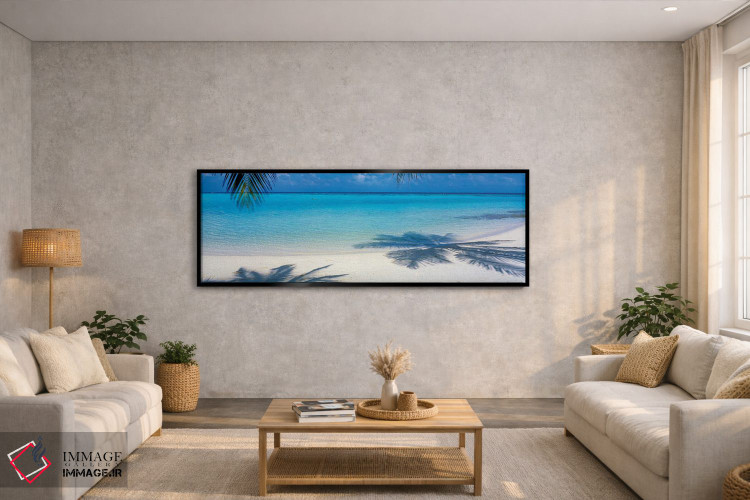 تابلو دکوراتیو لاگونا مالدیو اثر پانورامیک ایمجز - D3B