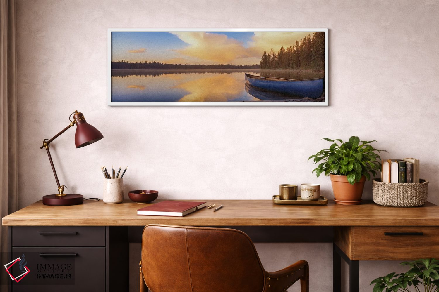 تابلو دکوراتیو Grand Teton Park, WY, USA,دریاچه لی، پارک گرند تتون، وا… اثر پانورامیک ایمجز - D2W