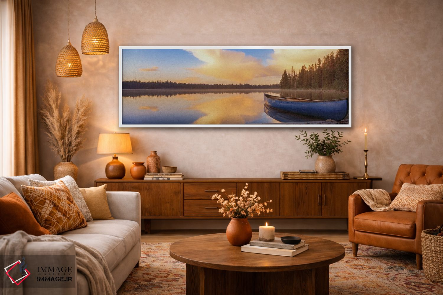 تابلو دکوراتیو Grand Teton Park, WY, USA,دریاچه لی، پارک گرند تتون، وا… اثر پانورامیک ایمجز - D4W