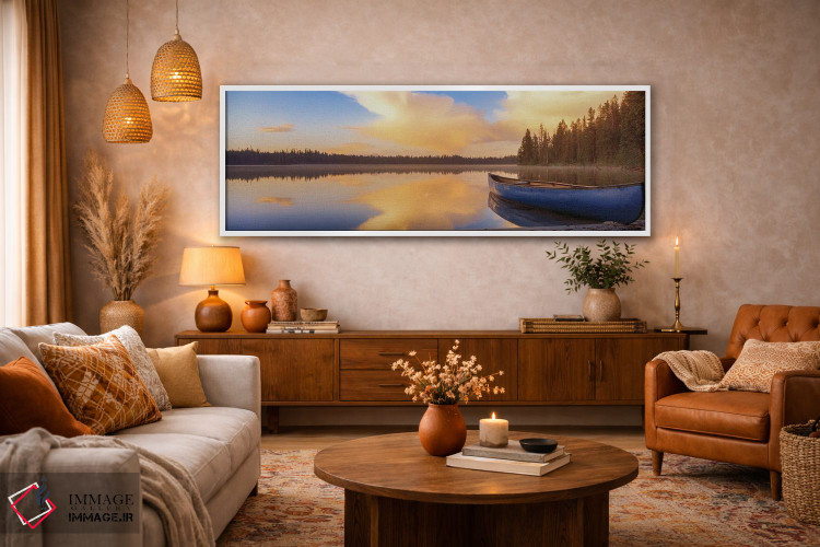 تابلو دکوراتیو Grand Teton Park, WY, USA,دریاچه لی، پارک گرند تتون، وا… اثر پانورامیک ایمجز - D4W