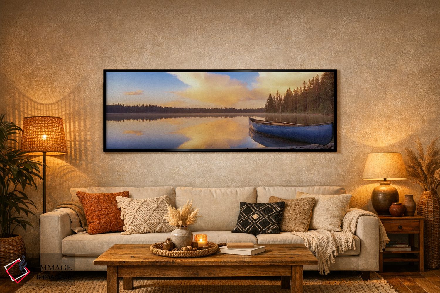 تابلو دکوراتیو Grand Teton Park, WY, USA,دریاچه لی، پارک گرند تتون، وا… اثر پانورامیک ایمجز - D6B