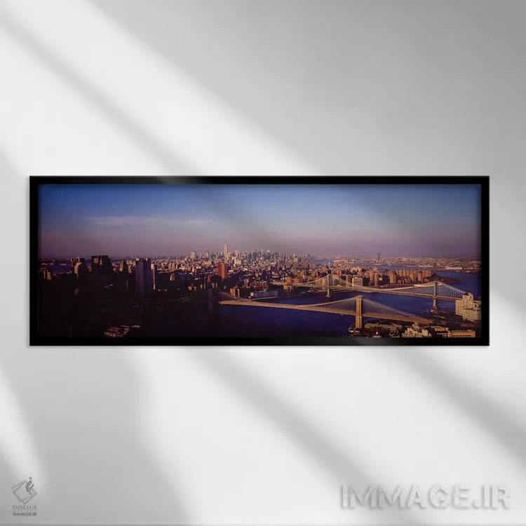 تابلو دکوراتیو نمای هوایی از فوران آتشفشان، ایسلند اثر پانورامیک ایمجز - نمای قابدار مشکی