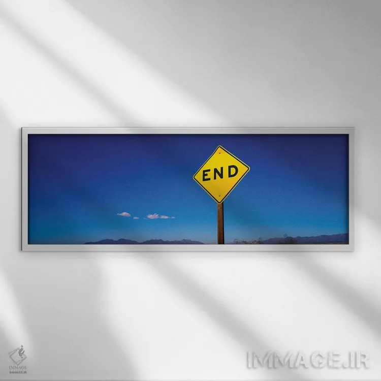 تابلو دکوراتیو قایق کانو در یک دریاچه، پارک ملی یلواستون، وایومینگ، ای… اثر پانورامیک ایمجز - نمای قابدار سفید