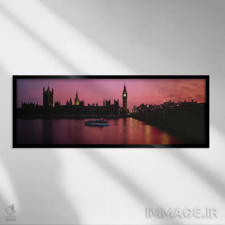 تابلو دکوراتیو طلوع آفتاب در گرند کانیون، آریزونا، ایالات متحده آمریکا اثر پانورامیک ایمجز - نمای قابدار مشکی