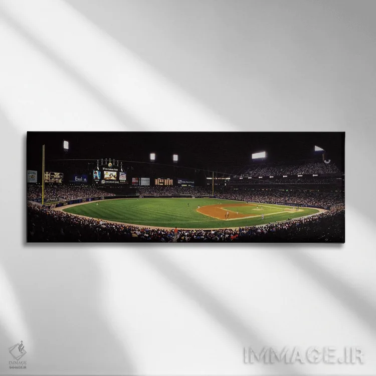 تابلو دکوراتیو Lower Level 3B, US Cellular Field,White Sox Vs Indians… اثر پانورامیک ایمجز - نمای روبهرو روی دیوار