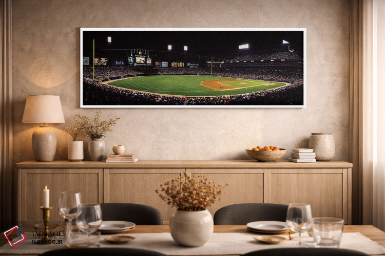 تابلو دکوراتیو Lower Level 3B, US Cellular Field,White Sox Vs Indians… اثر پانورامیک ایمجز - D1W